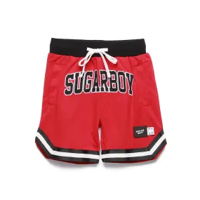 【KIDS】SUGAR BOY BASKETBALL SHORTS (RED)