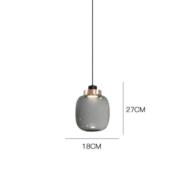 Mars Retro Modern Glass Pendant Light