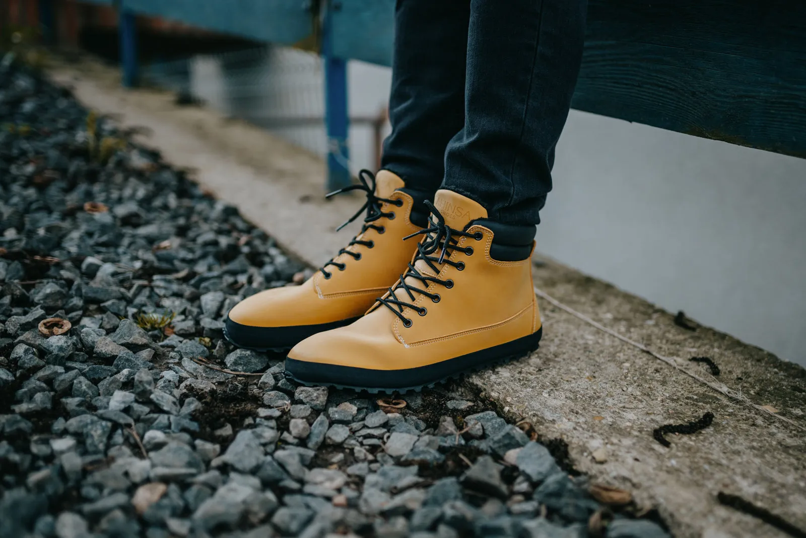 Men's Comfort winter boots Shuma Winter mustard nubuck