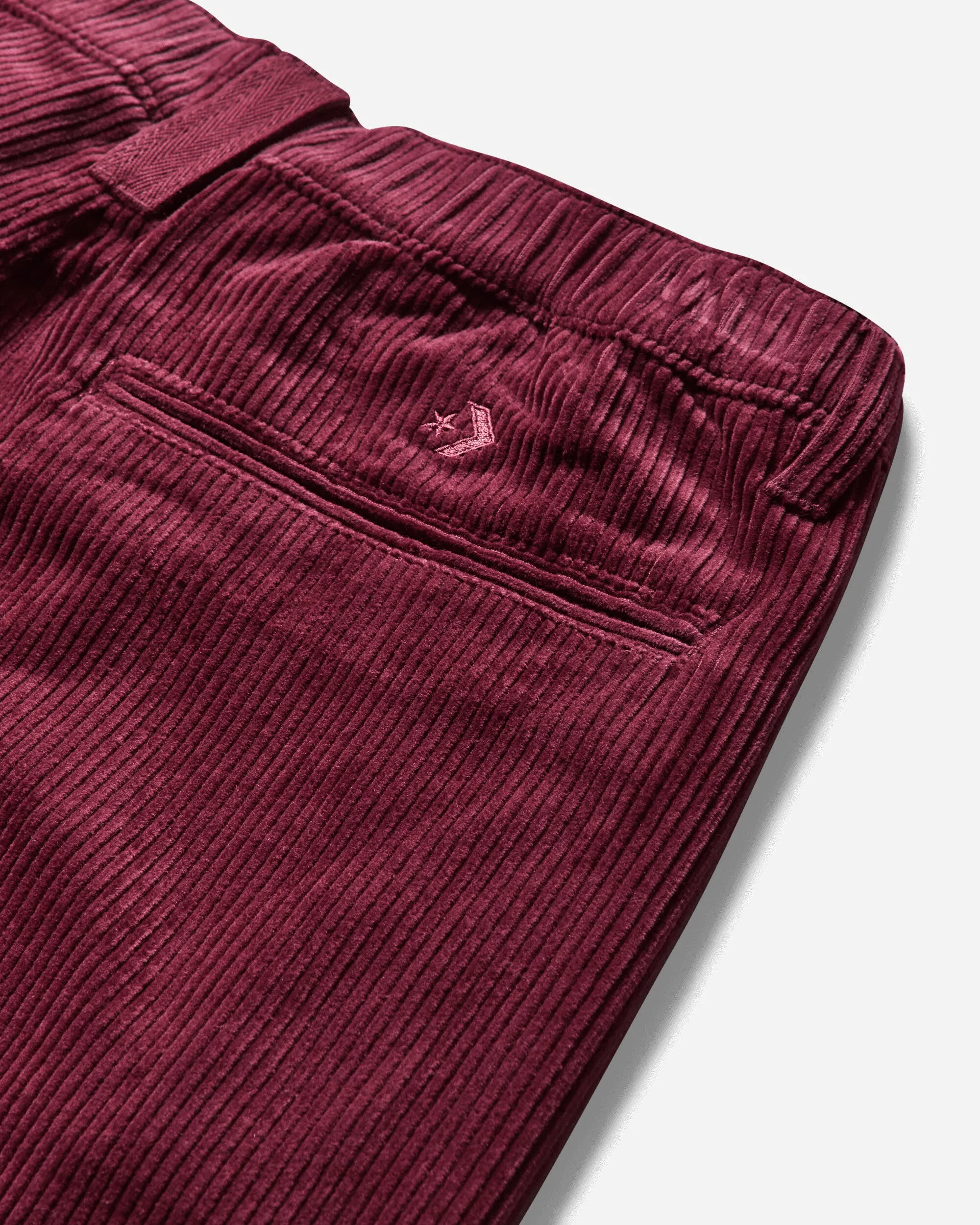 Men's IRAK NYC Corduroy Pants Dark Burgundy