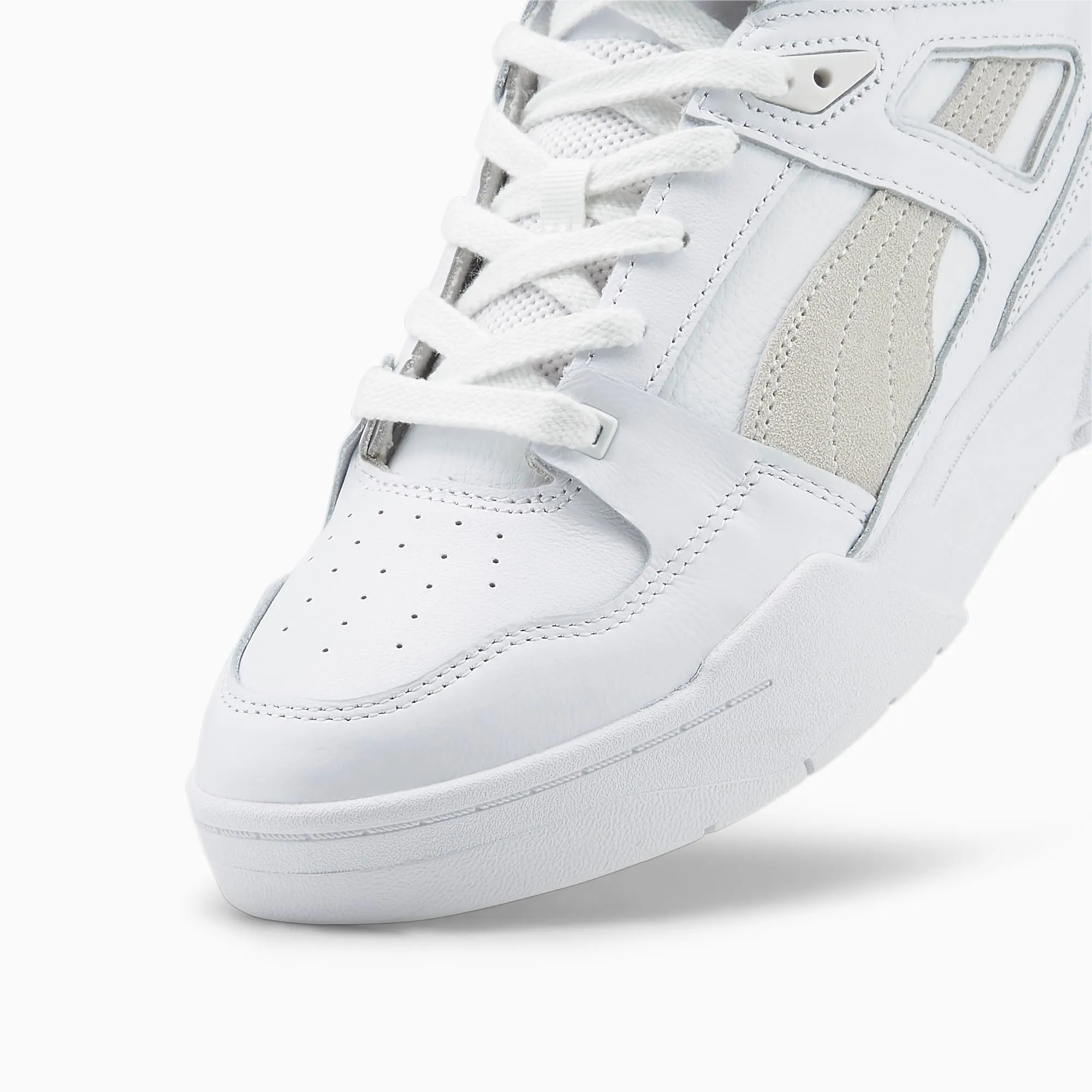 Mens Slipstream Hi Leather Sneakers - Puma White