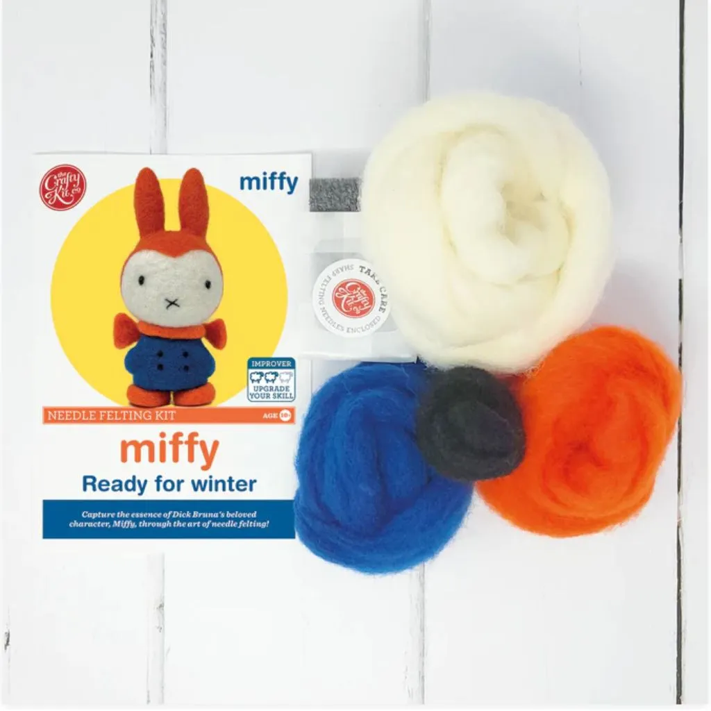 Miffy Ready for Winter Needle Felting Craft Kit