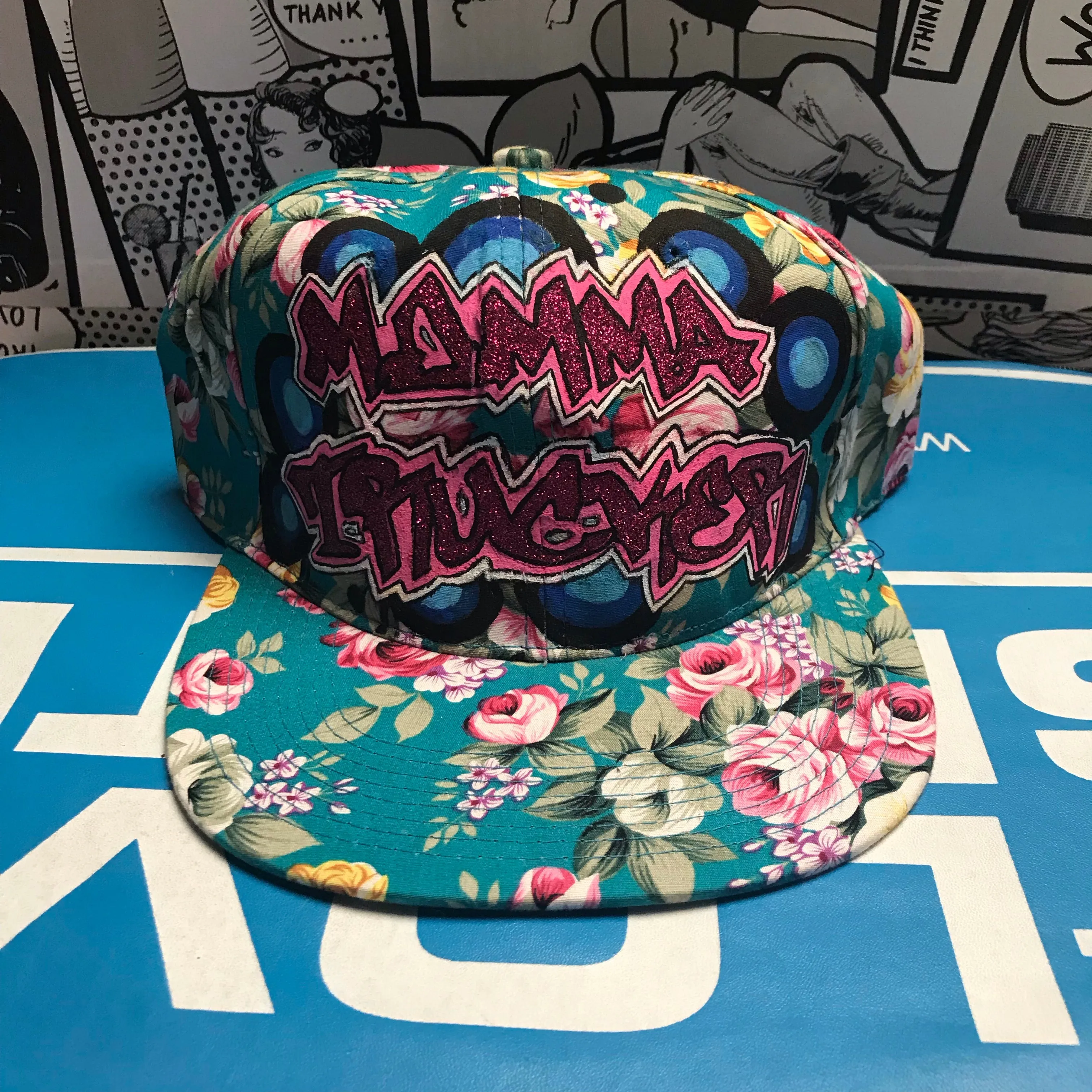 Momma Trucker Graffiti Trucker Hats