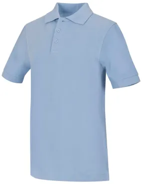 NEW Jax Academy Light Blue Pique Polo w/logo (all grades)