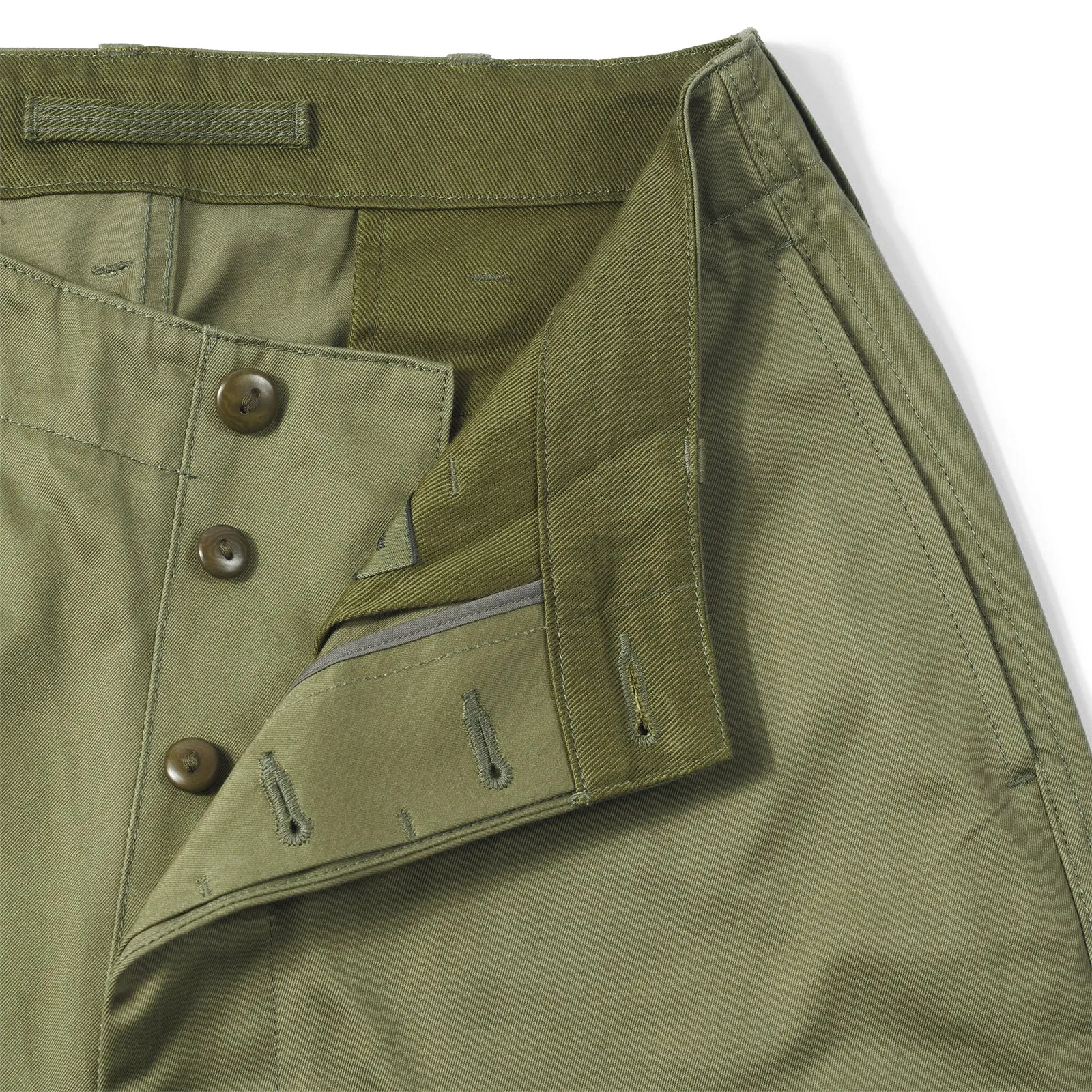 Nigel Cabourn Green Chino Pants