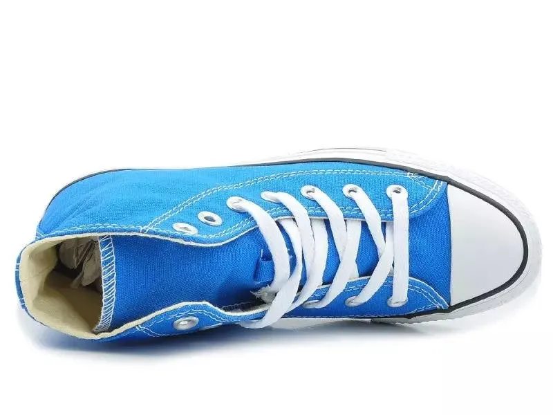 Original Converse all star shoes Sky blue high unisex sneakers canvas shoes for unisex High Skateboarding Shoes