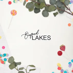 Oxford LAKES Bubble-free stickers