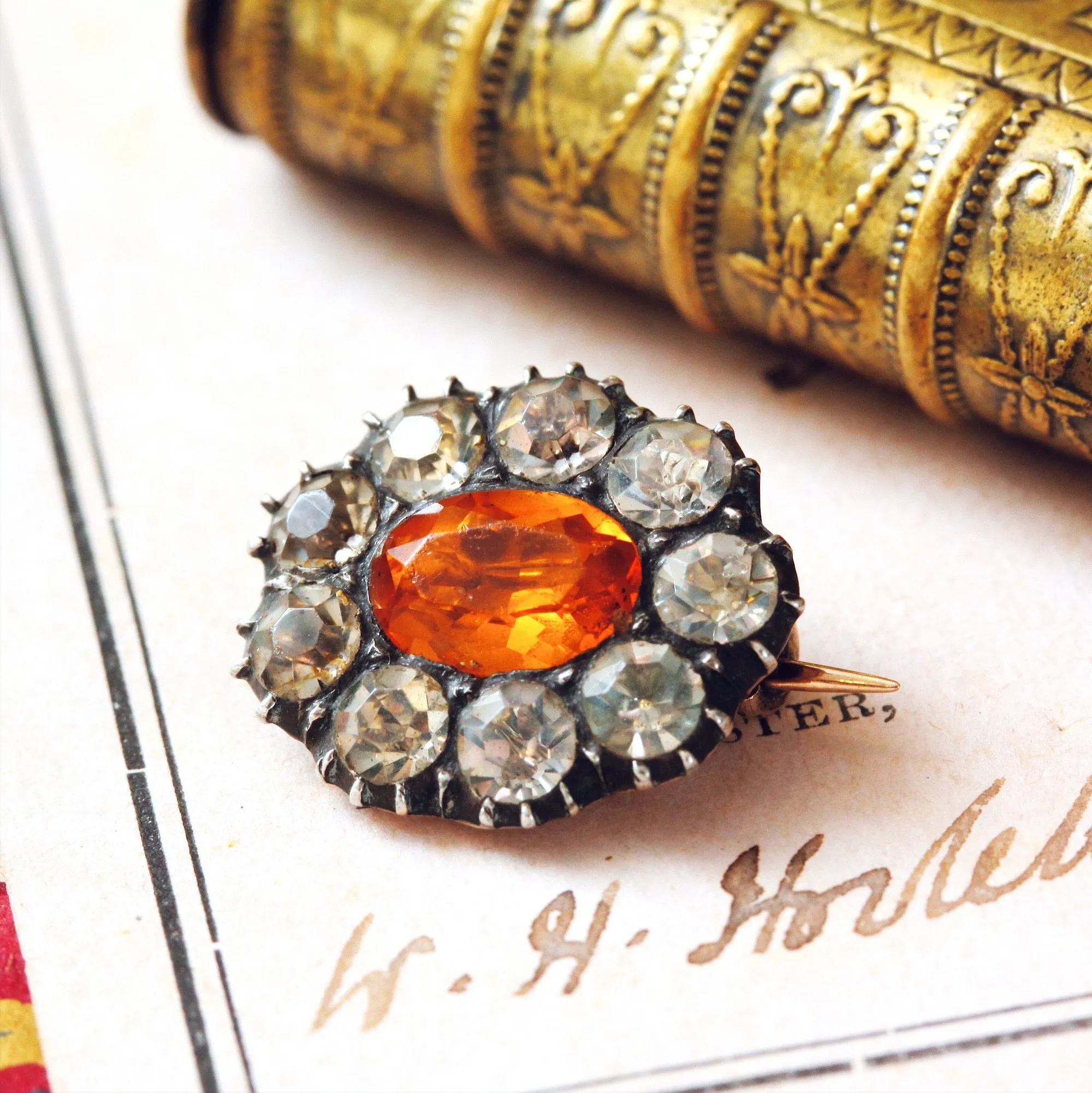 Precious Miniature Georgian Fichu Brooch