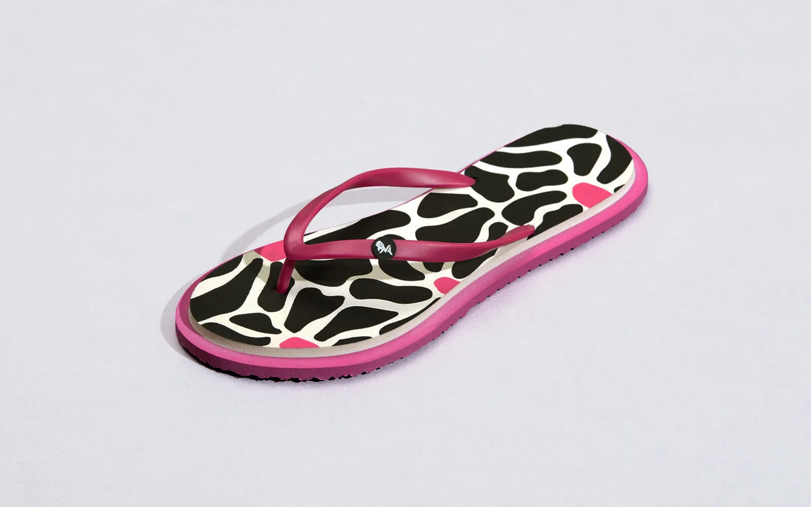 Printed Flip Flops : Black