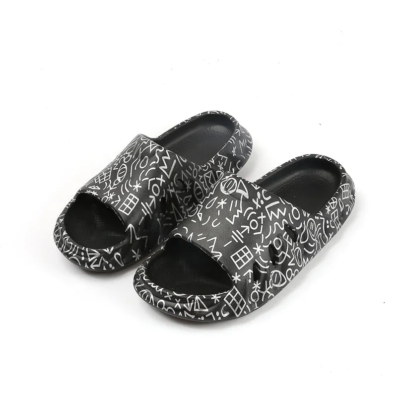 Printed Slide Slippers