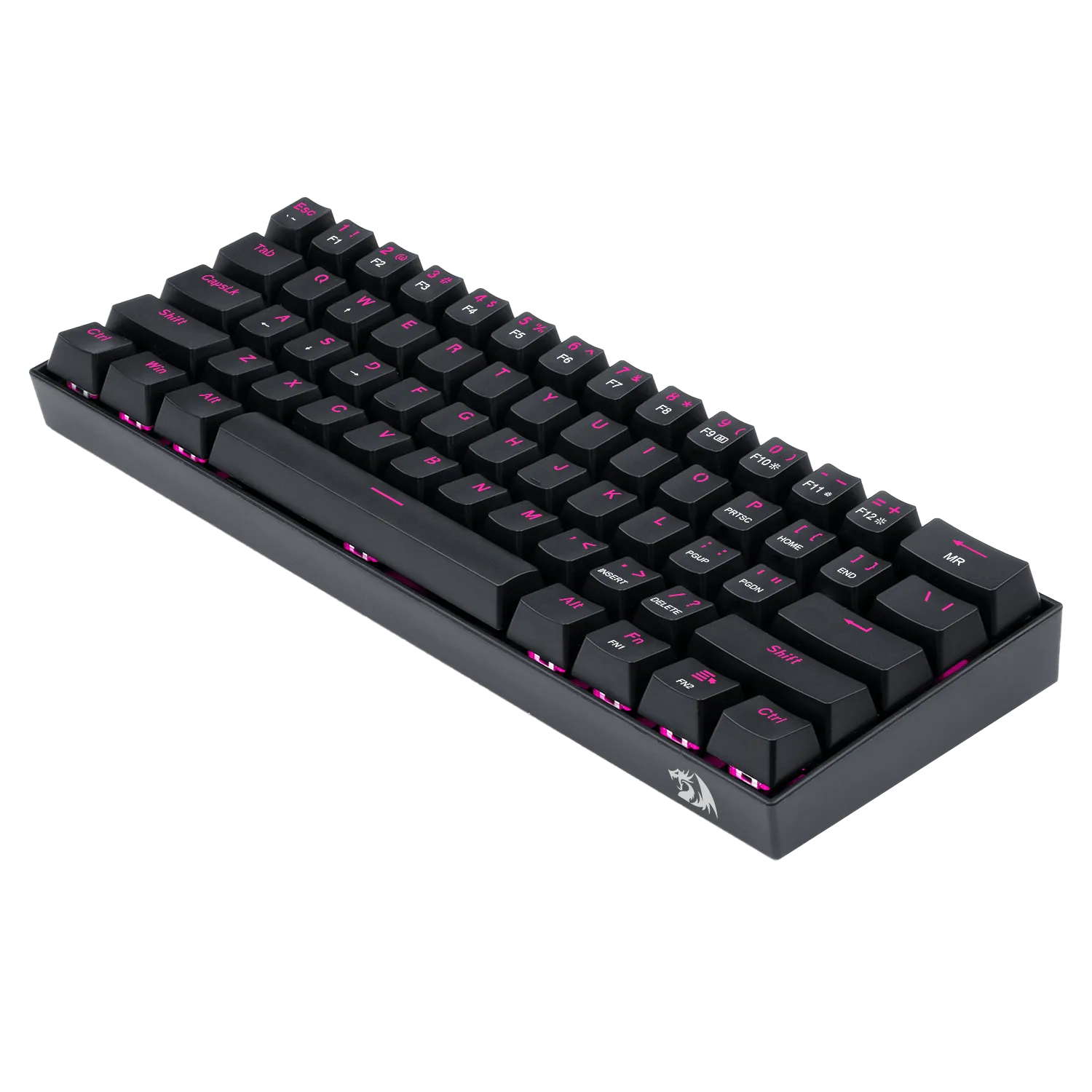 Redragon K630 60% Keyboard Pink LED Backlit