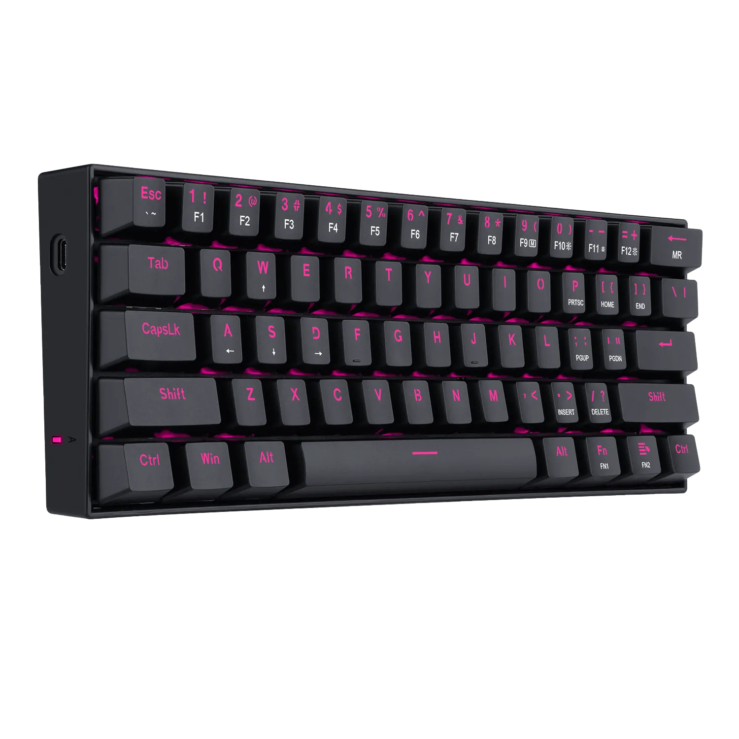 Redragon K630 60% Keyboard Pink LED Backlit