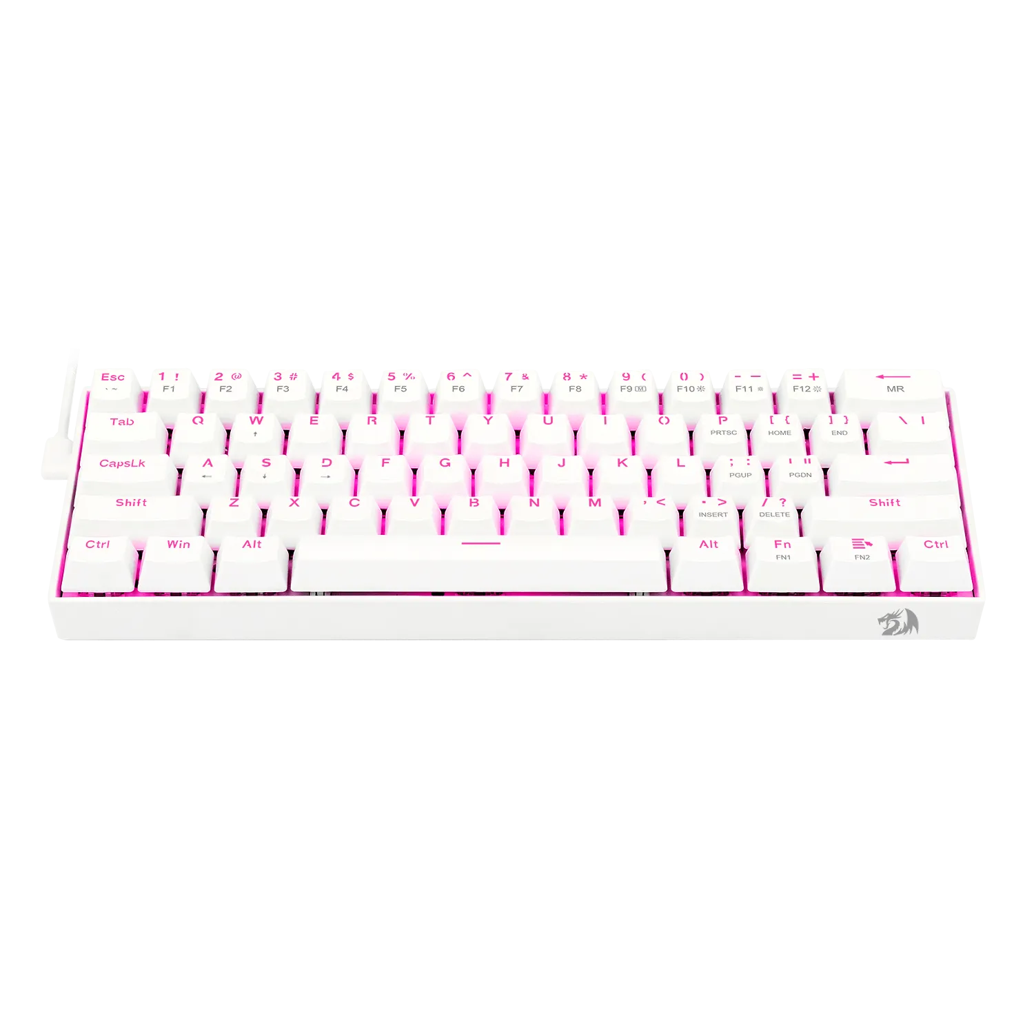 Redragon K630 White 60% Keyboard