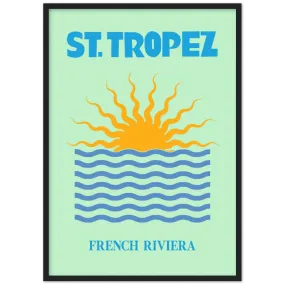 Saint-Tropez Retro Wall Art