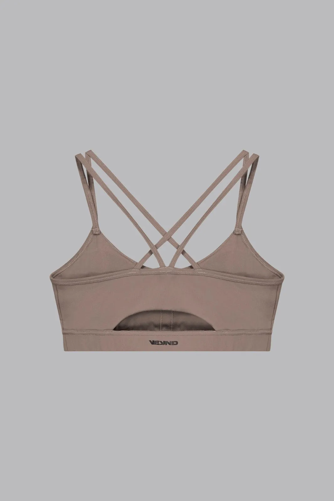 V_SCULPT® STRAPPY SPORTS BRA - Tan