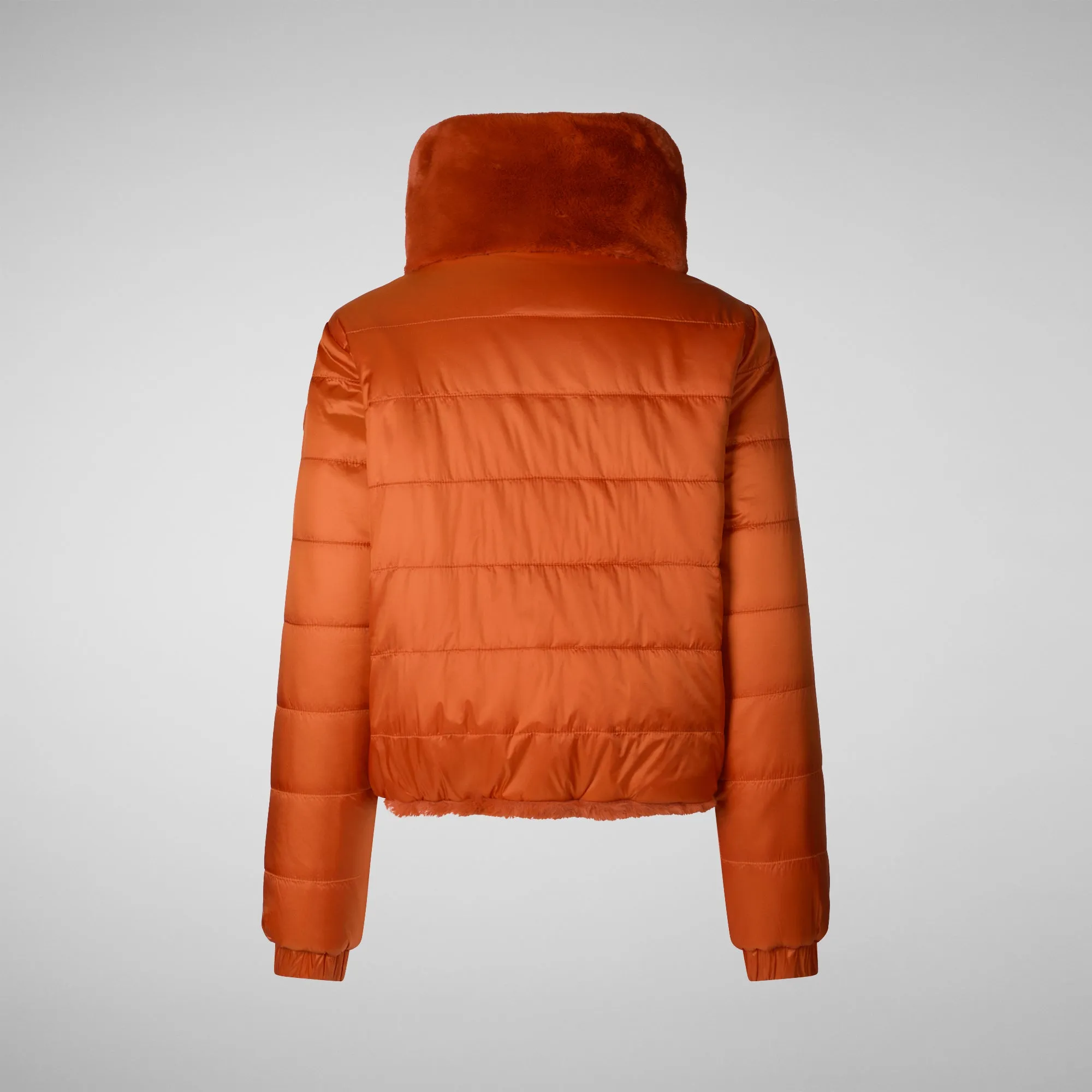 Woman's jacket Kina in maple orange