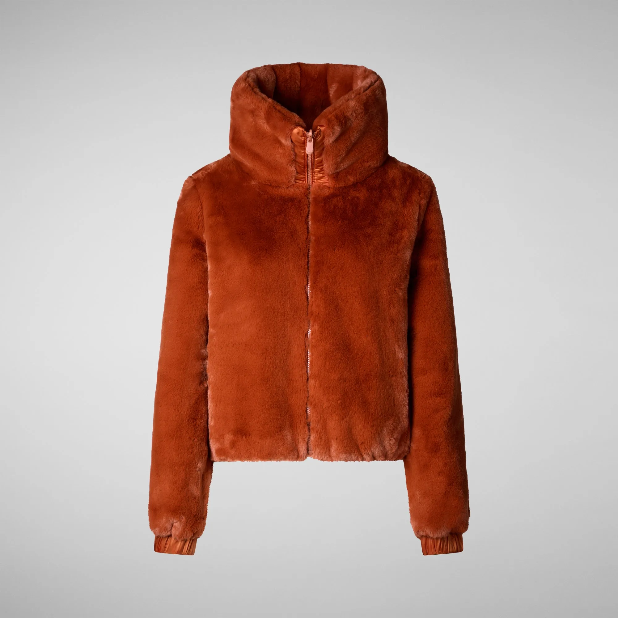 Woman's jacket Kina in maple orange