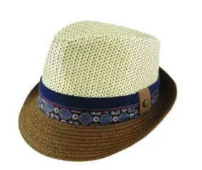 Woven Poly Trilby - 21742